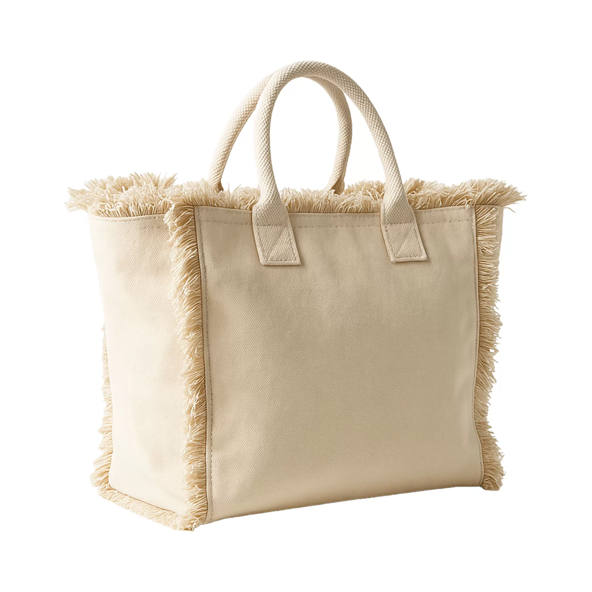 Sacosa din bumbac cu franjuri 450 g/m² cu fermoar și buzunar interior personalizat - PrintPeLoc.ro