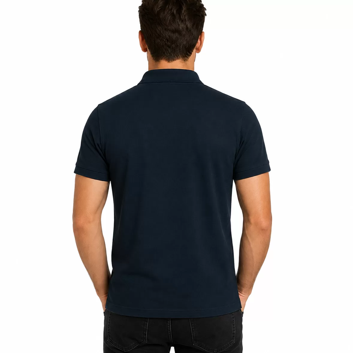 Tricou Polo Bărbați din Bumbac Organic GOTS - PrintPeLoc.ro
