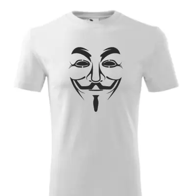 Tricou Bărbați Classic 100% Bumbac Anonymous — Tricou Bărbați Classic 100% Bumbac cu design gata făcut